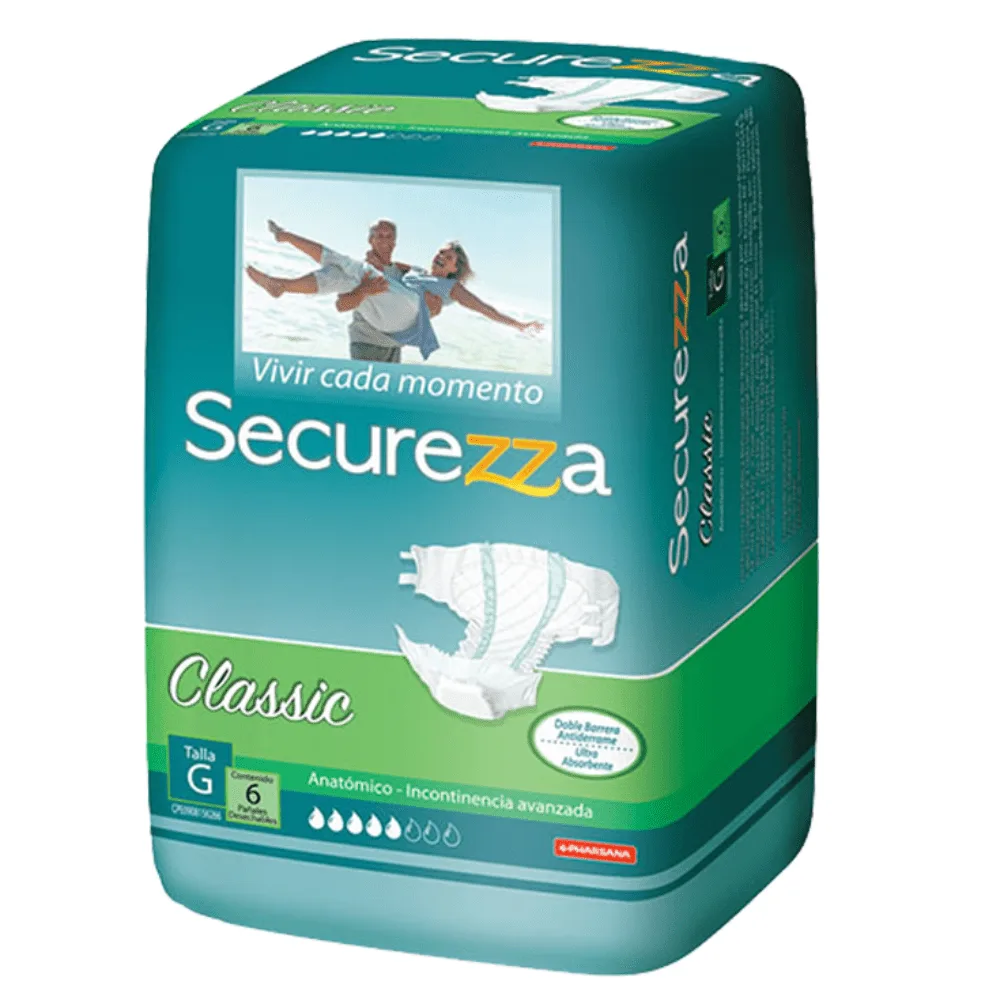 Pañal de adulto Securezza Classic G Regular