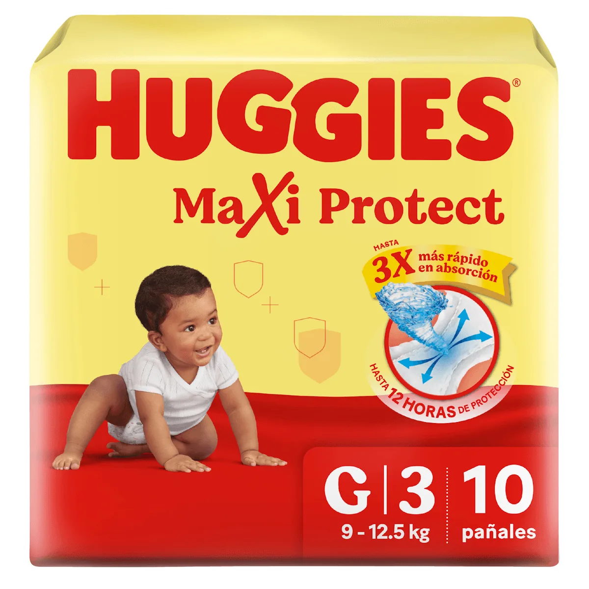 Pañales Huggies Maxi Protect Etapa 3/G 10U