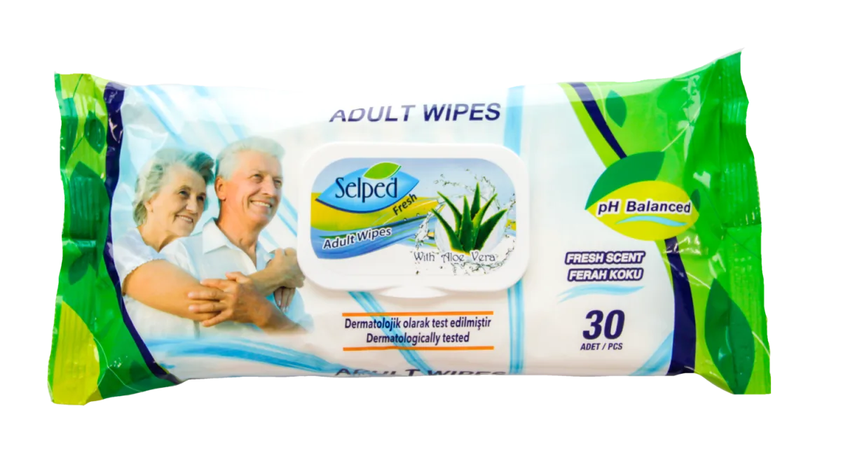Toallitas húmedas para adulto Selped – 30 unidades
