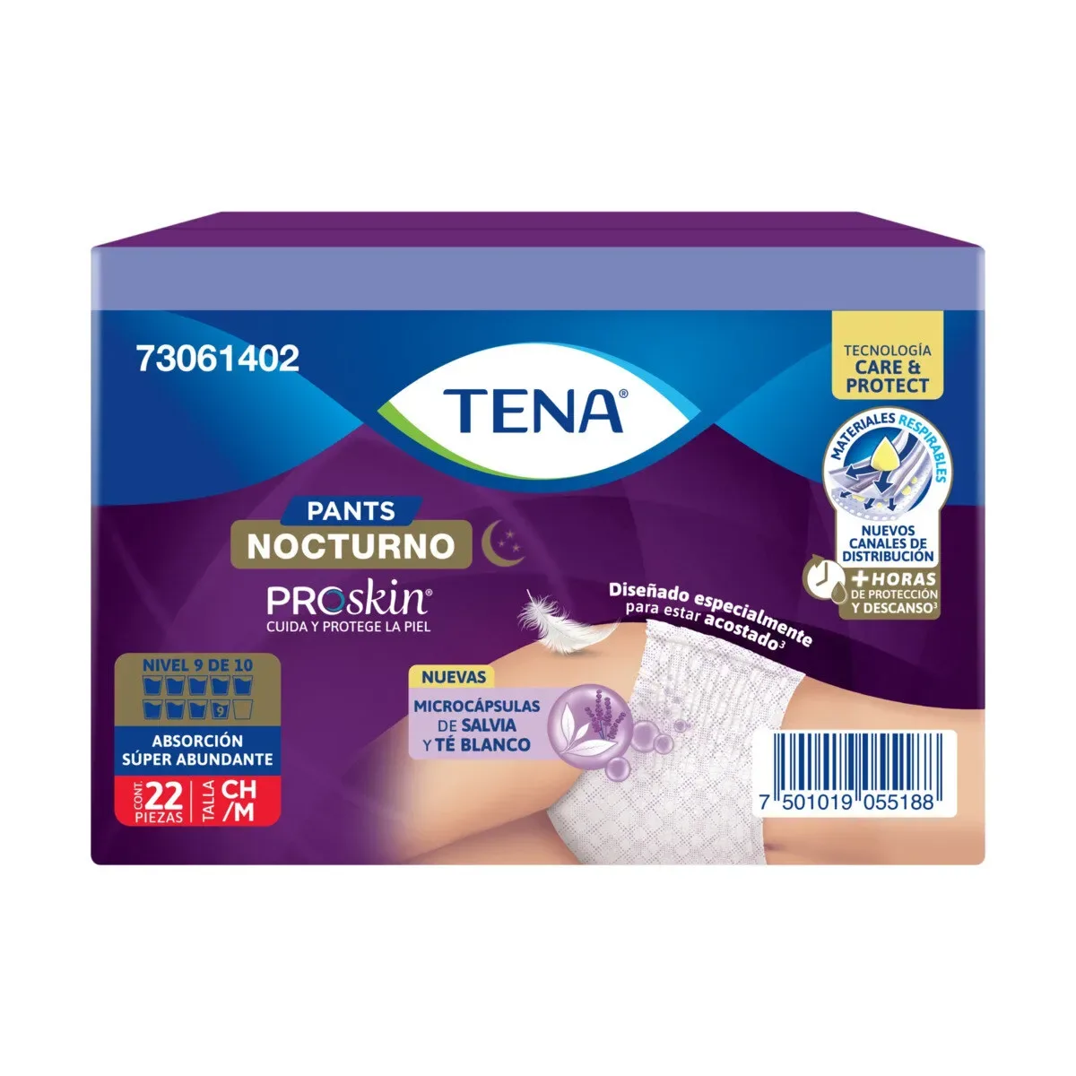 Tena Pants Nocturno Mediano 22 Piezas