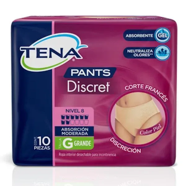 Ropa Interior Femenina Tena 10 Und Grande